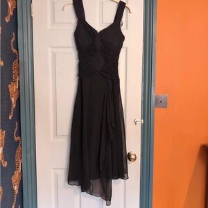 Signature by Sangria Black High Low Cocktail Dress